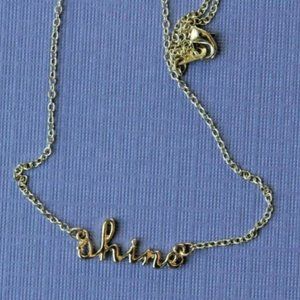 Golden Sound Chain Pendant 18